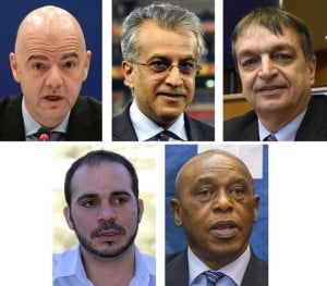 Les 5 candidats en lice pour la succession de Blatter
