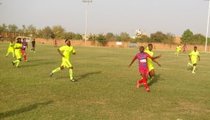 Les joueuses de l'USFA ont eu du mal à se défaire du marquage adverse