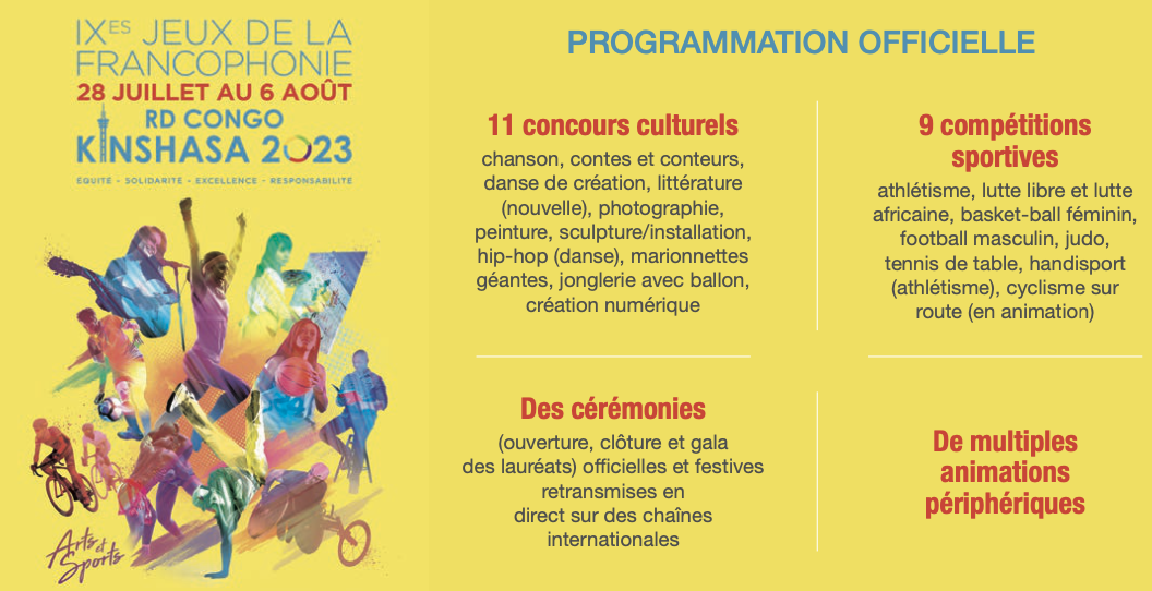ixes-jeux-de-la-francophonie-du-28-juillet-au-6-ao-t-2023-kinshasa